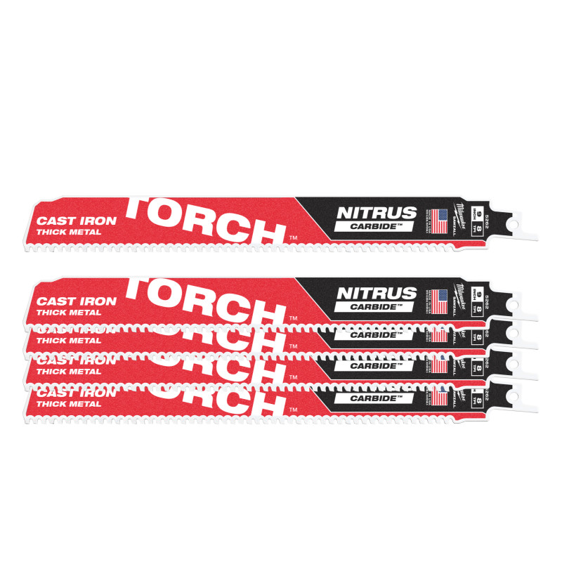 Hoja Sable THE TORCH™ NITRUS Carbide 230mm 8Tpi - 5uds