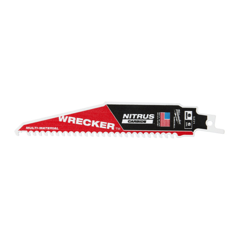 Hoja Sable THE WRECKER™ NITRUS Carbide 150mm 6Tpi - 5uds