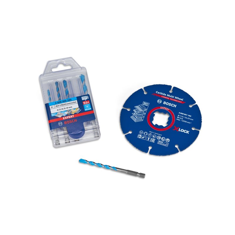 Kit EXPERT Multimaterial de 115 mm