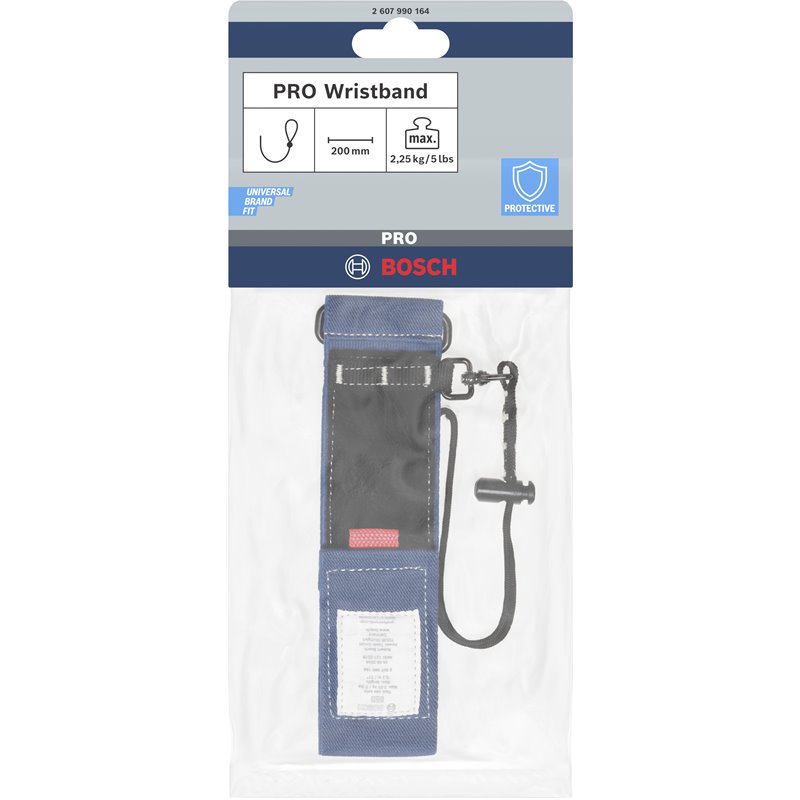 Accesorio de muñeca PRO, 2,25 kg, bucle de cordón redondo