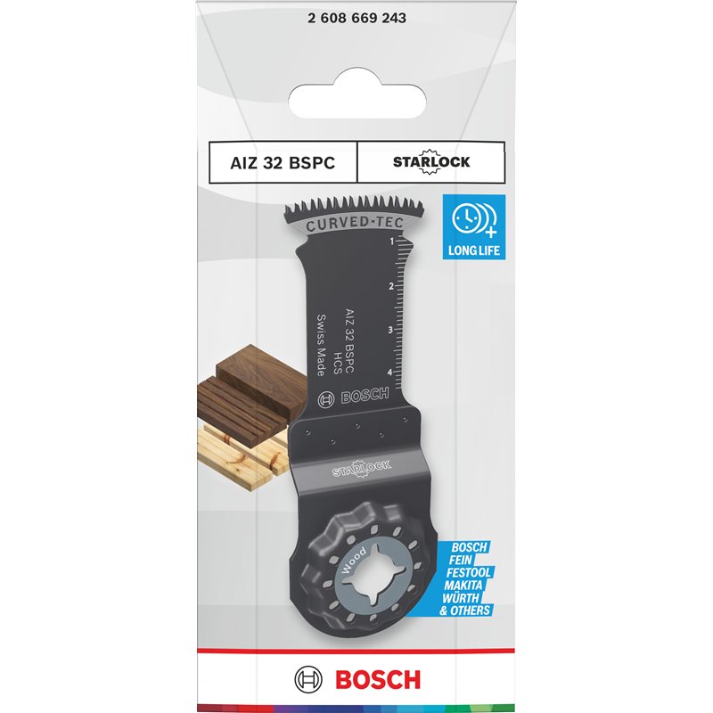 Cuchilla para cortar Wood AIZ 32 BSPC, Starlock, 32 x 50 mm