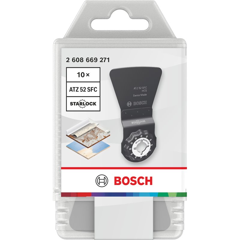 Cuchilla para cortar materiales múltiples ATZ 52 SFC, Starlock, 52 x 40 mm, 10 unidades