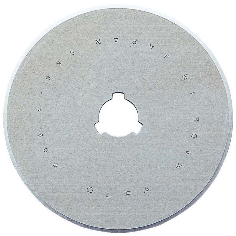 Cuchilla Circular 60mm Color Plateado - Espesor 0,3 mm