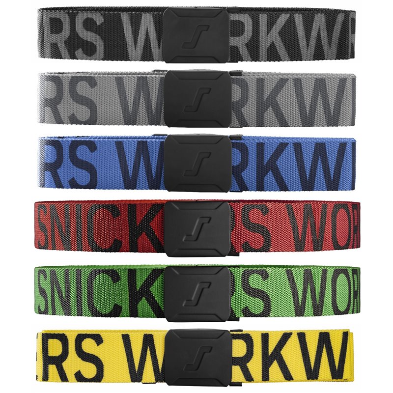 Cinturon con logo azul-negro talla unica