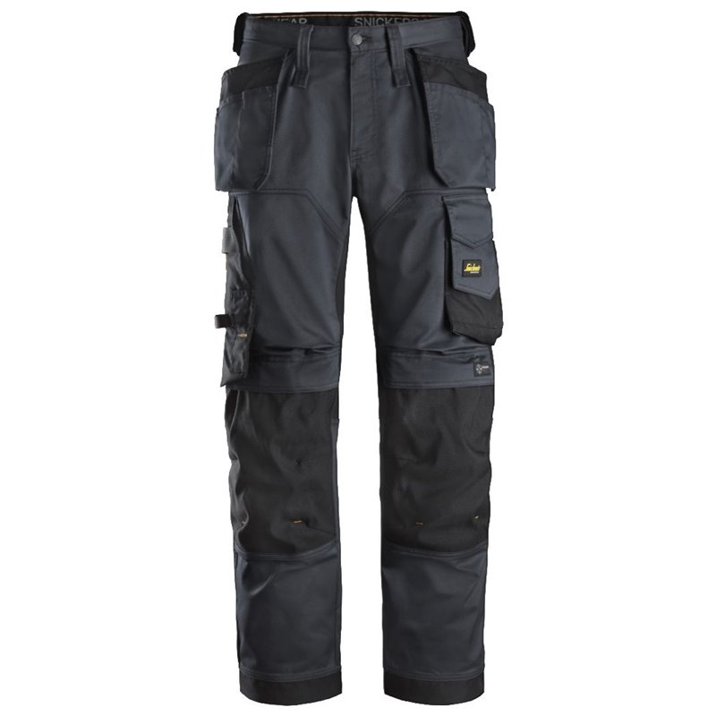 Pantalon elastico ajuste holgado AllroundWork bolsillos flotantes gris acero-negro talla 208