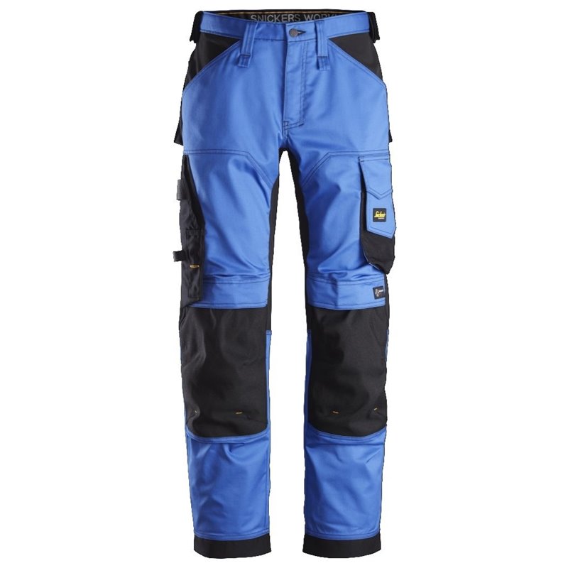 Pantalon elastico ajuste holgado AllroundWork azul-negro talla 152