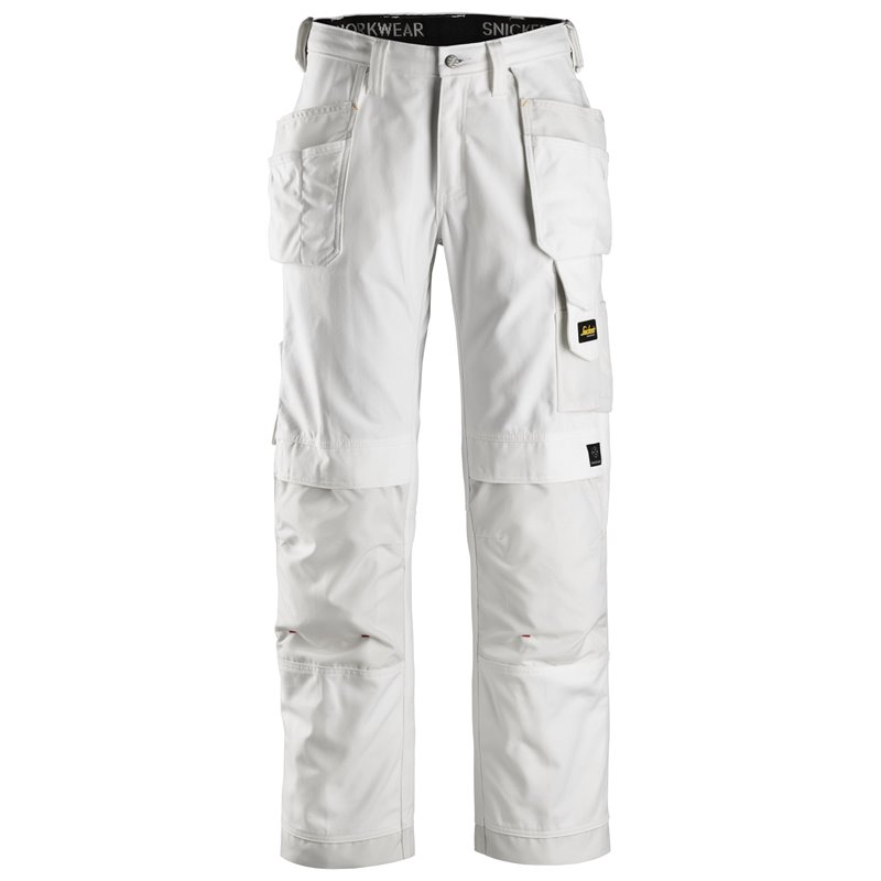 3214 Pantalón largo Canvas+ con bolsillos flotantes blanco talla 150
