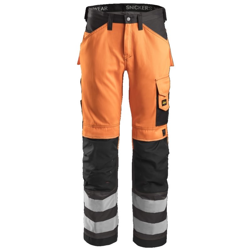3333 Pantalón Alta Visibilidad Clase 2 naranja-gris antracita talla 120
