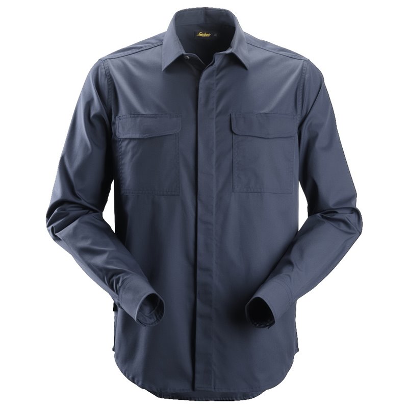 8510 Camisa Service M/Larga azul marino talla XXL