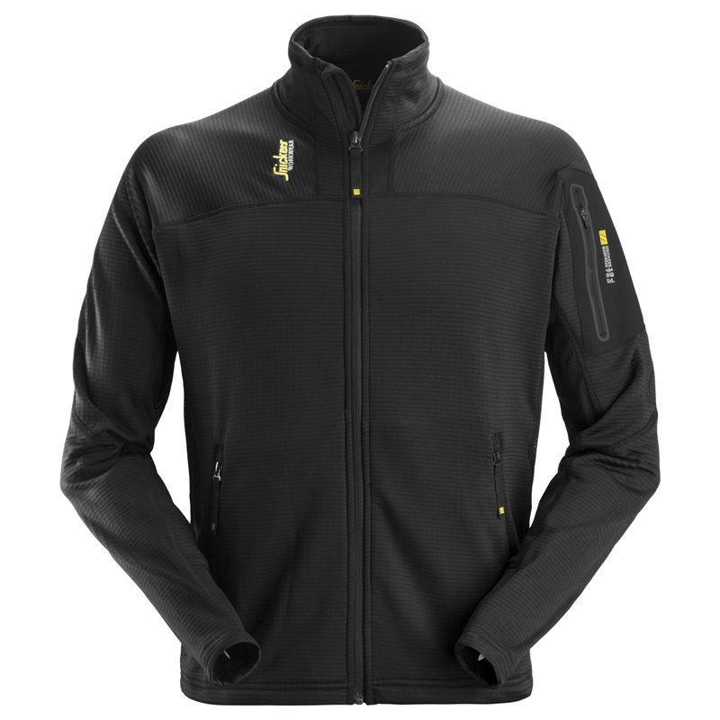 9438 Forro Micro Fleece Body Mapping negro talla XXL