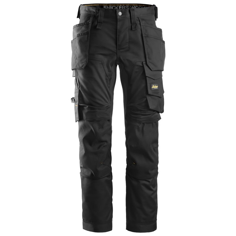 Pantalón elástico AllroundWork con bolsillos flotantes Negro talla 92