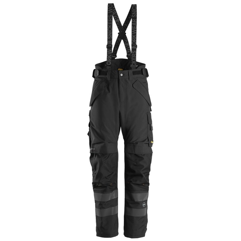 Pantalón largo acolchado impermeable 37.5® AllroundWork 6620 negro XXL