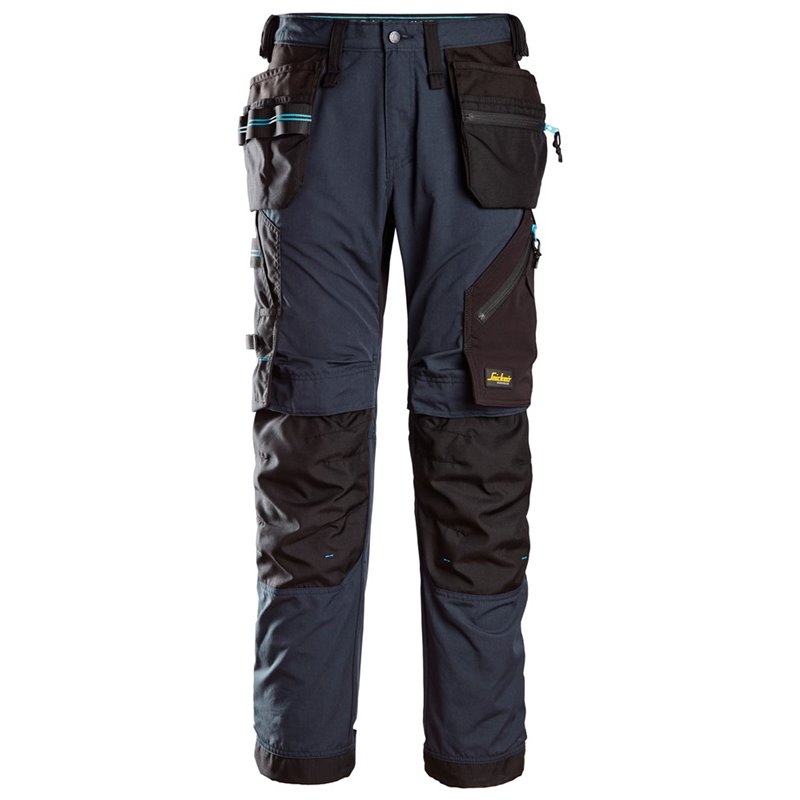 6210 Pantalones largos de trabajo con bolsillos flotantes LiteWork 37.5® azul marino-negro talla 92