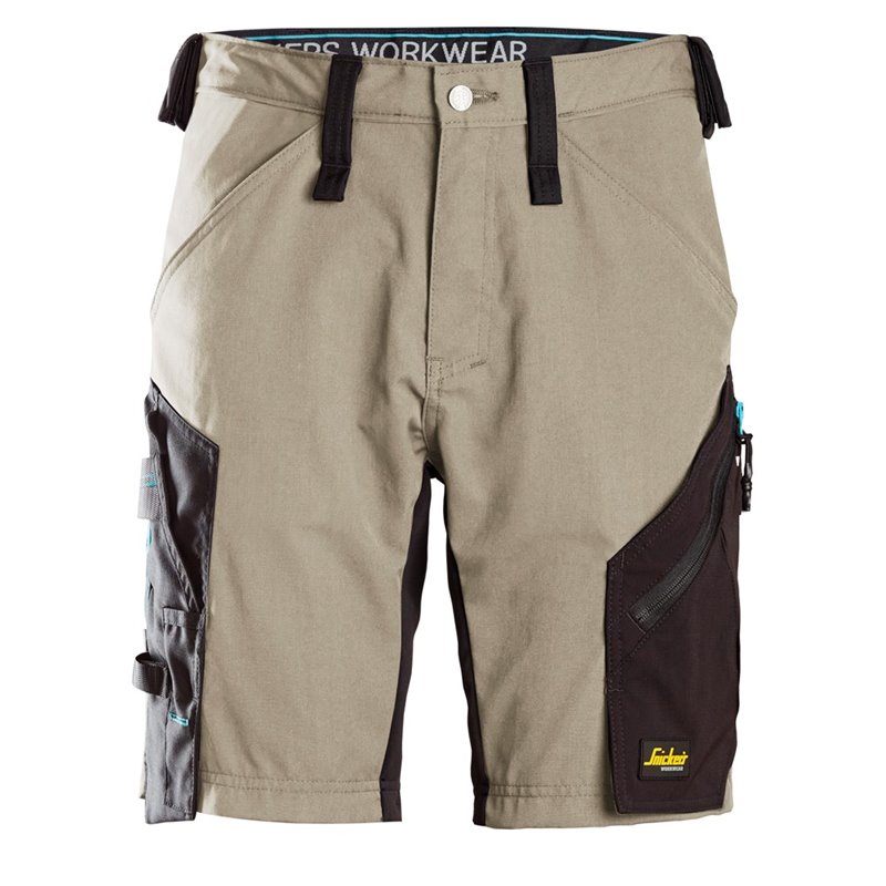 6112 Pantalones cortos de trabajo LiteWork 37.5® beige-negro talla 62