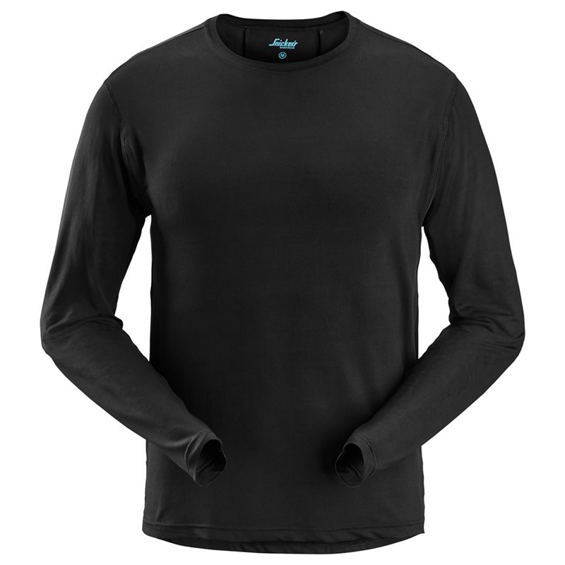 2411 Camiseta de manga larga LiteWork negro talla M