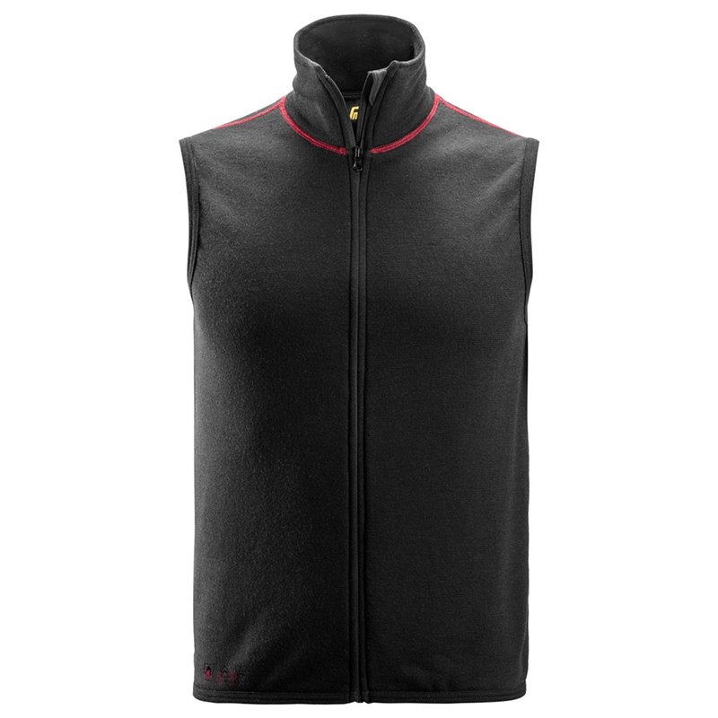 4360 Chaleco de lana rizada ProtecWork negro talla L