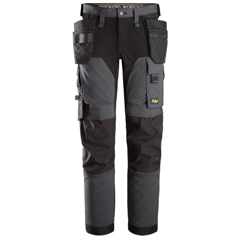 Pantalón elástico AllroundWork 6275 gris acero T.152