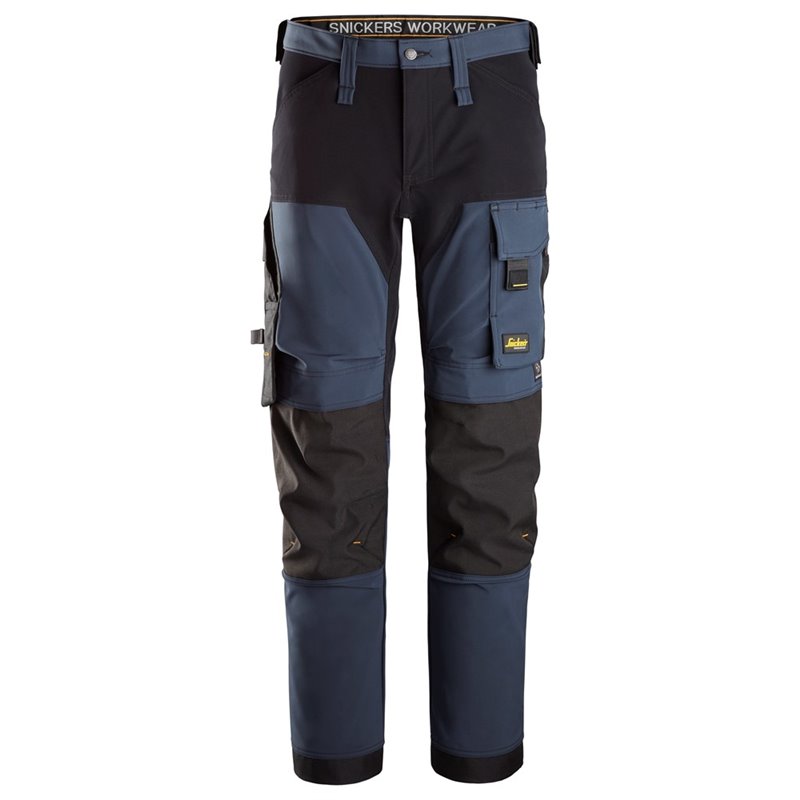 Pantalón largo trabajo elastico AllroundWork 6375 azul marino T.64