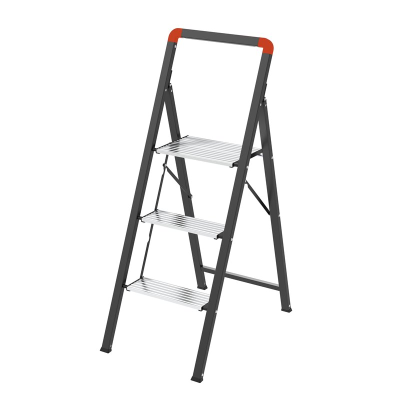 Taburete acero-aluminio Mini Slimstep Mix (4 peldaños)