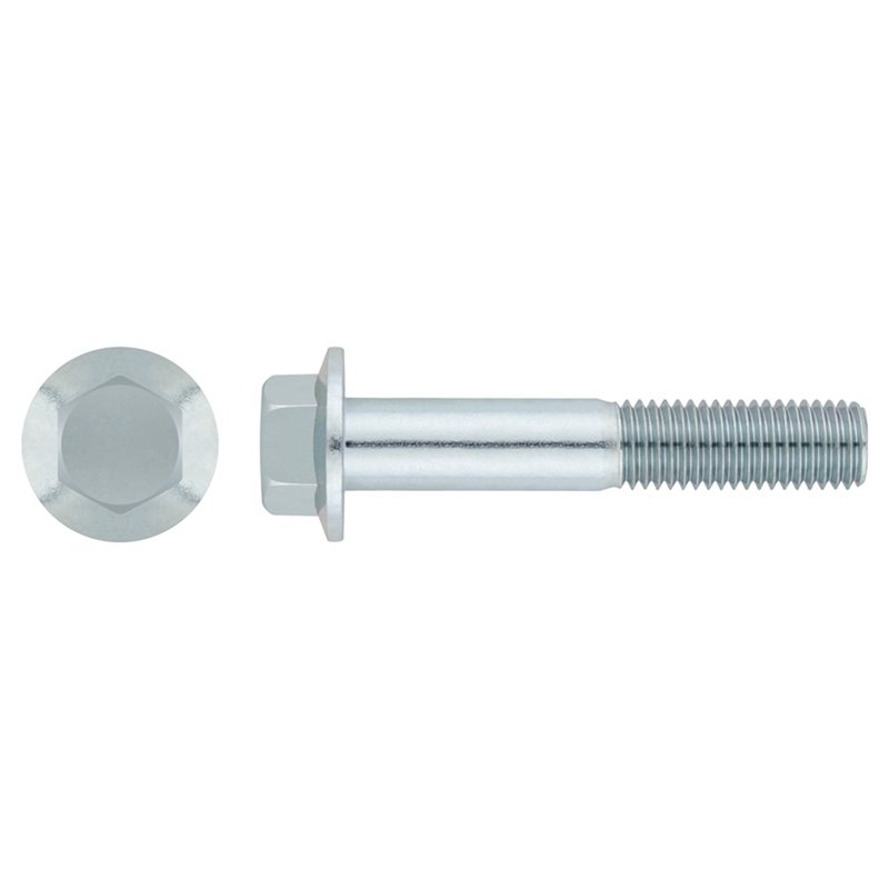 DIN-6921 [CP] Tornillo cabeza hexagonal con arandela estampada y grafilada. Acero calidad 8.8. Zincado