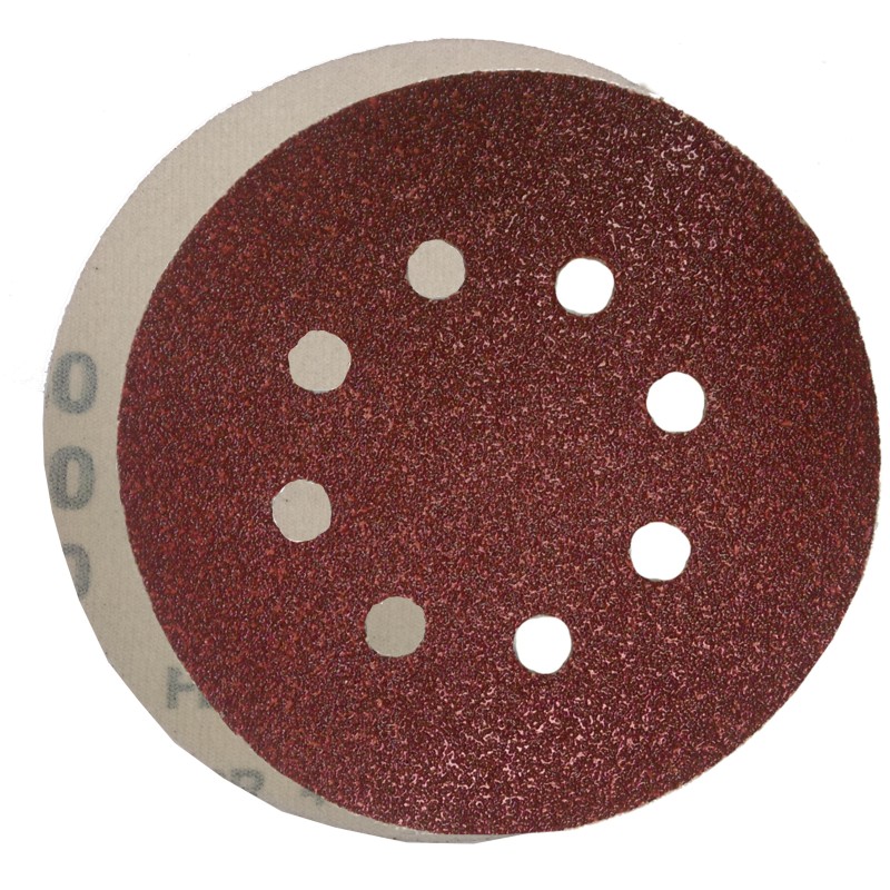 DISCO LIJADORA PEX Ø125 VELCRO-8 AGUJ. A-040 FBR