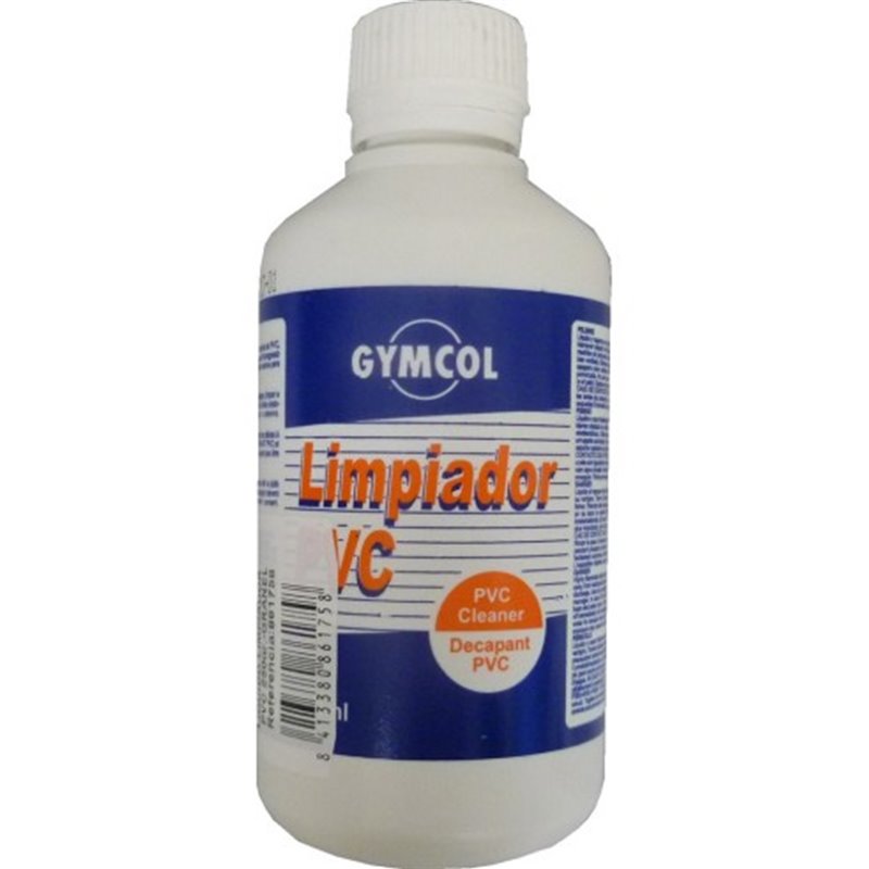 Líquido limpiador para PVC