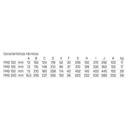 Mordaza de Precisión FMS 125