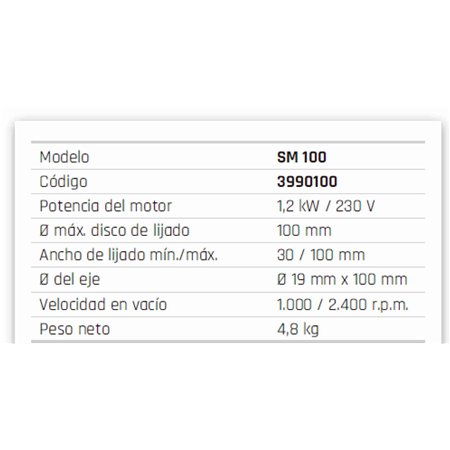 SATINADORA SM 100
