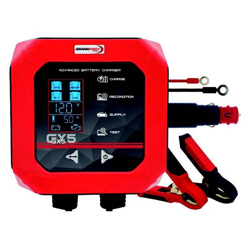 Cargador de batería  GX15 - 12 V / 24 V - 15 A