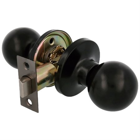 AMIG 12305  Pomo de puerta 611  Latón  Negro