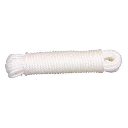 AMIG 19289  Cuerda de plástico forrado 20110  Ø5 mm  Polietileno-PVC  Blanco