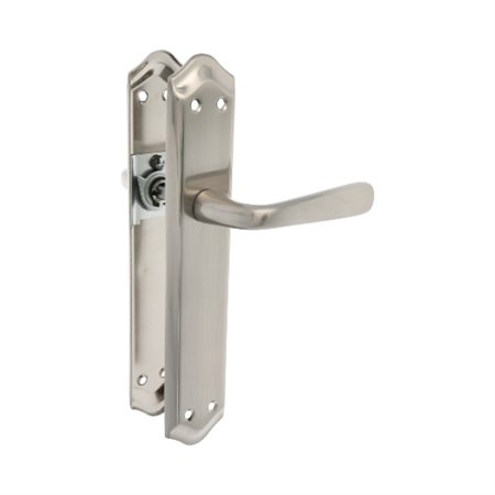 AMIG 20149  Manilla con placa OMEGA  256 x 48 mm  Latón  Cromado mate