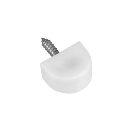 AMIG 20304  Soporte plástico para baldas 165  Ø14 x 22 mm  Plástico  Blanco