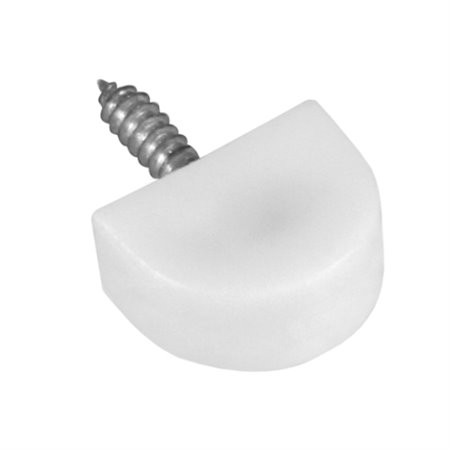 AMIG 20306  Soporte plástico para baldas 165  Ø20 x 30 mm  Plástico  Blanco