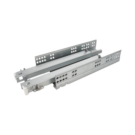 AMIG 23507  Guía para cajón Push Open 45  450 mm  Acero  Zincado