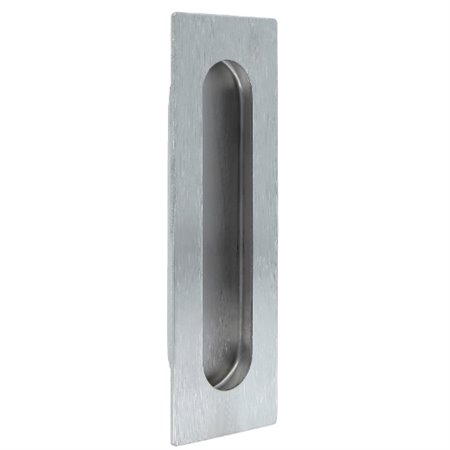 AMIG 23600  Tirador embutir 12  150 x 50 mm  Acero inoxidable 18/8  Mate