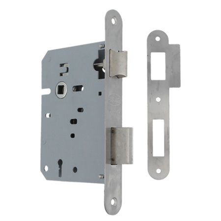 AMIG 24880  Cerradura F716TR  60/68  Acero inoxidable  Mate