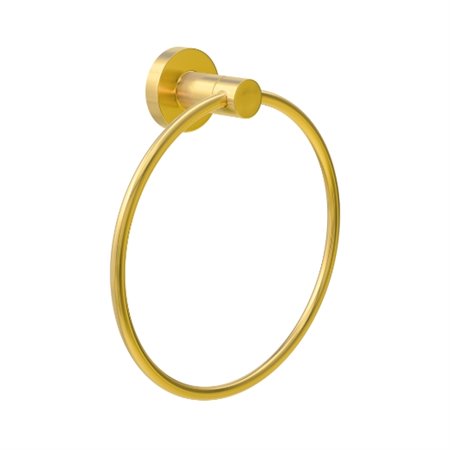 AMIG 25278  Toallero GORLIZ-3  Ø155 mm  Aluminio / Zamak  Oro mate