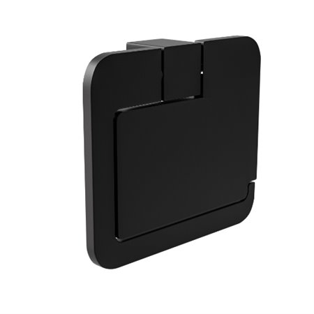 AMIG 25291  Portarrollos wc con tapa OMA-6  134 mm  Zamak  Negro mate