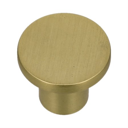 AMIG 25408  Pomo 800  Ø25 mm  Zamak  Latonado cepillado