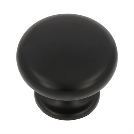 AMIG 25410  Pomo 801  Ø35 mm  Zamak  Negro mate