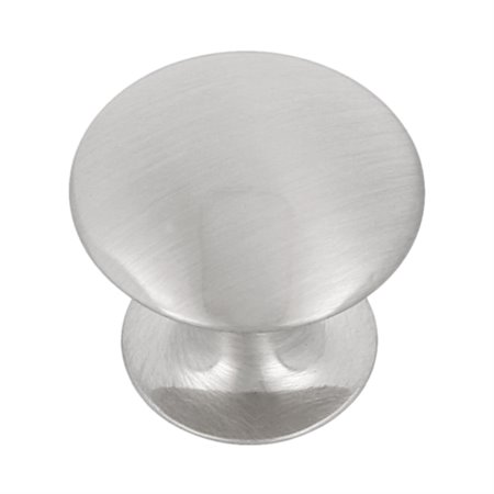 AMIG 25426  Pomo 803  Ø28 mm  Zamak  Níquel cepillado