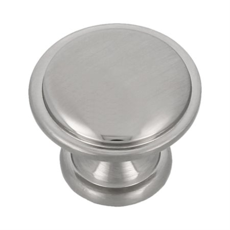 AMIG 25431  Pomo 804  Ø28 mm  Zamak  Níquel cepillado