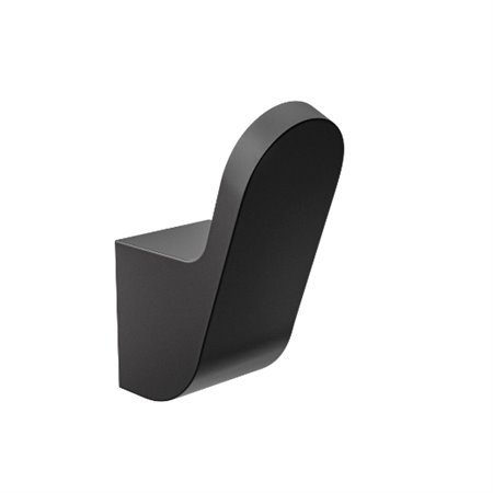 AMIG 25938  Colgador baño OMA-8  25 mm  Zamak  Negro mate
