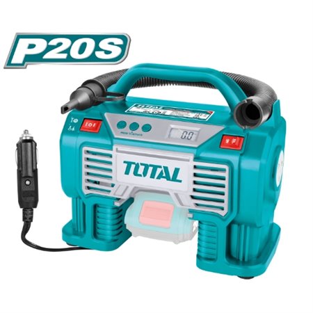 TOTAL 40031  Compresor híbrido a batería TACLI2002  20 V