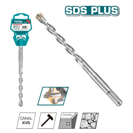 TOTAL 41126  Broca pared SDS plus TAC31-4  Ø8 x 210 mm  SDS Plus