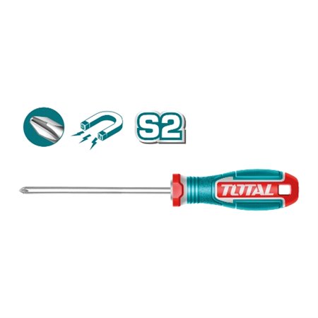 TOTAL 41702  Destornillador punta Phillips TSDPH  PH2 x 150 mm