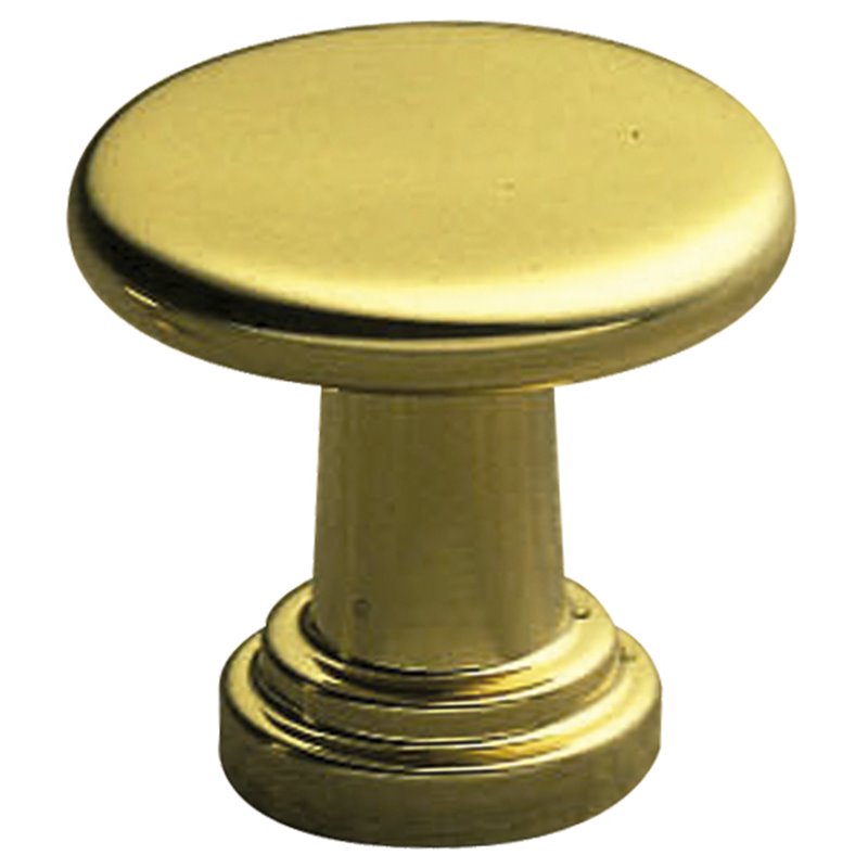 Pomo latón AMIG Mod. 360 Pulido barnizado Ø25 mm