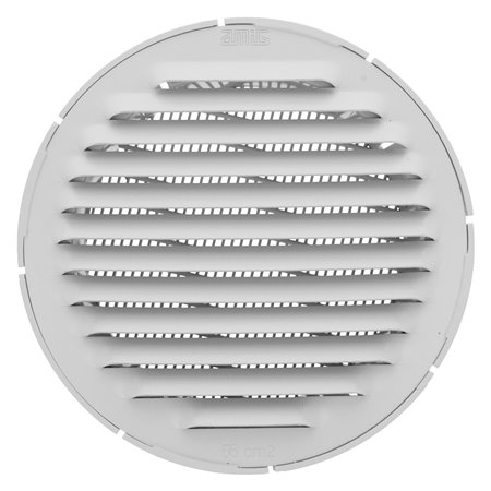 Rejilla AMIG Mod. 11 Blanco Ø100 mm Paso del aire: 34 cm² - Pack 5 uds