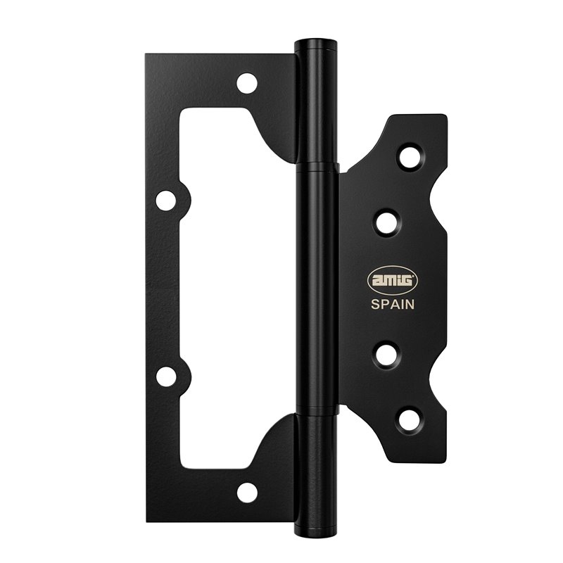 Bisagra AMIG Mod. BG1 Negro mate 4'' x 2.5'' (100 x 63.5 x 2.5 mm) Para puertas y ventanas de 35 mm de ancho